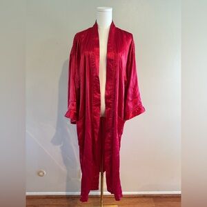 Vintage Christian Dior Vibrant Red Robe